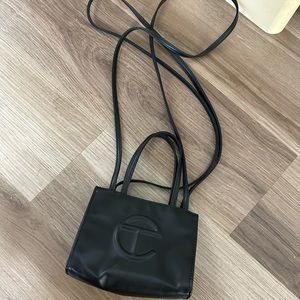 Telfar Black Small Shopping Bag